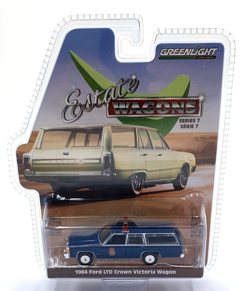 Greenlight 1/64 Scale 36040-F - 1984 Ford Ltd Crown Victoria Wagon Police Car