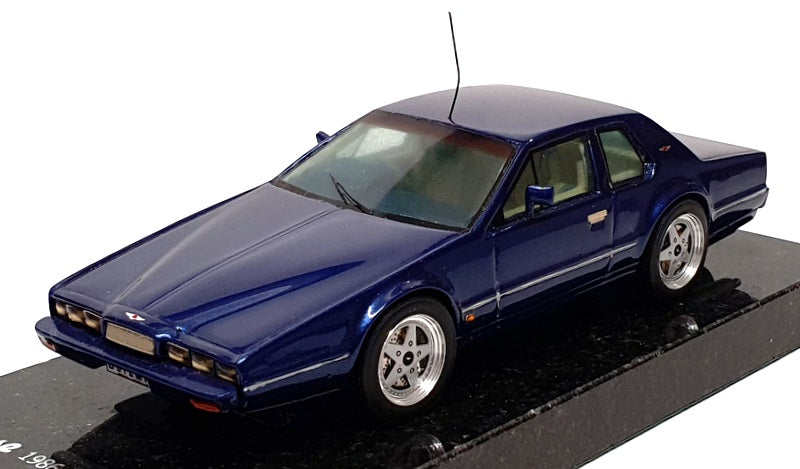 Maquette 1/43 Resin Kit Montée – Aston Martin Virage Coupé – Bleu Métallisé