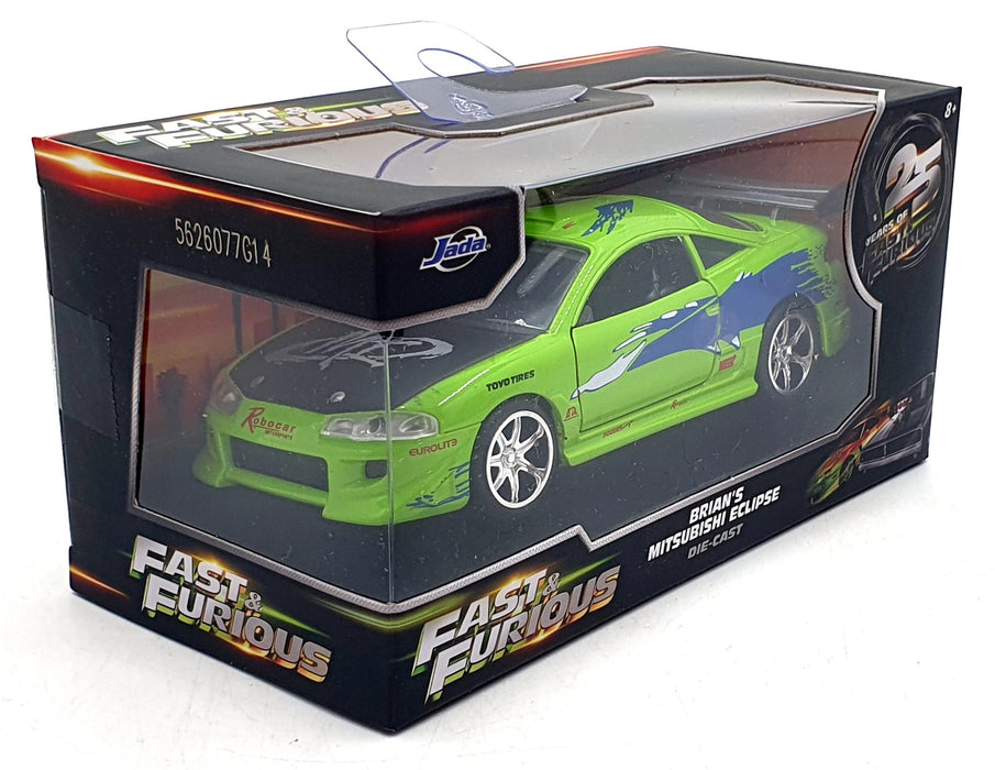 Jada 1/32 Scale 97609 - Fast & Furious Brian's Mitsubishi Eclipse - Green/Blue