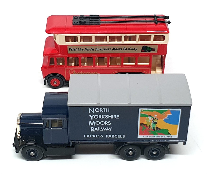 Lledo Diecast NYMR1002 - North Yorkshire Moors Railway Truck & Bus Set