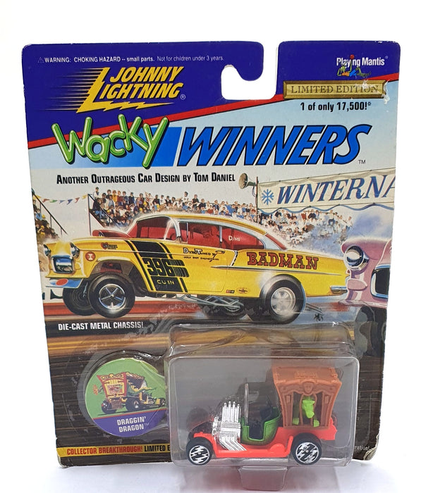 Johnny Lightning 1/64 Scale 301-02 - Wacky Winners Draggin' Dragon - B. Pink