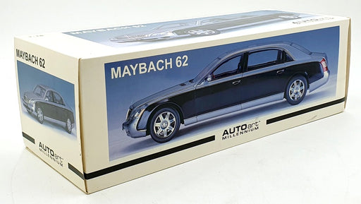 Autoart 1/18 Scale 76162 - EMPTY BOX ONLY - Maybach 62 LWB - Grey/ Black
