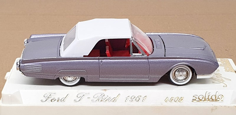 Solido 1/43 Scale Diecast 4505 - 1961 Ford Thunderbird - Met. Violet