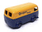 Atlas Editions Dinky Toys 25B - Peugeot Fourgon Tole Van - Mustard/Blue