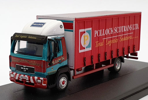 Oxford Diecast 1/76 Scale 76MAN001 - MAN L2000  Curtainside - Pollock Scotrans