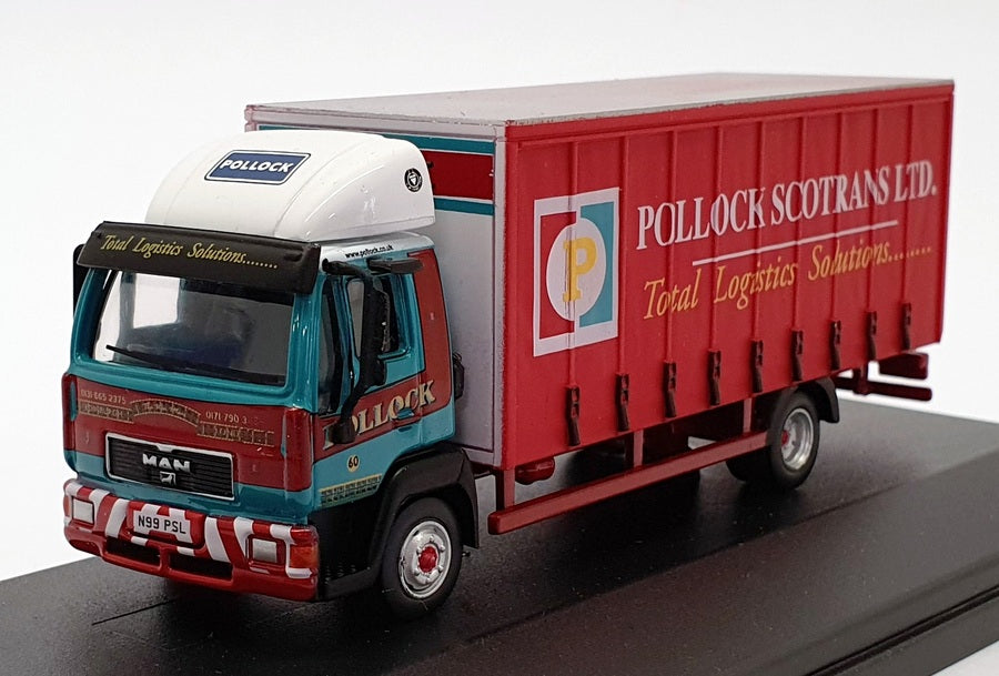Oxford Diecast 1/76 Scale 76MAN001 - MAN L2000  Curtainside - Pollock Scotrans