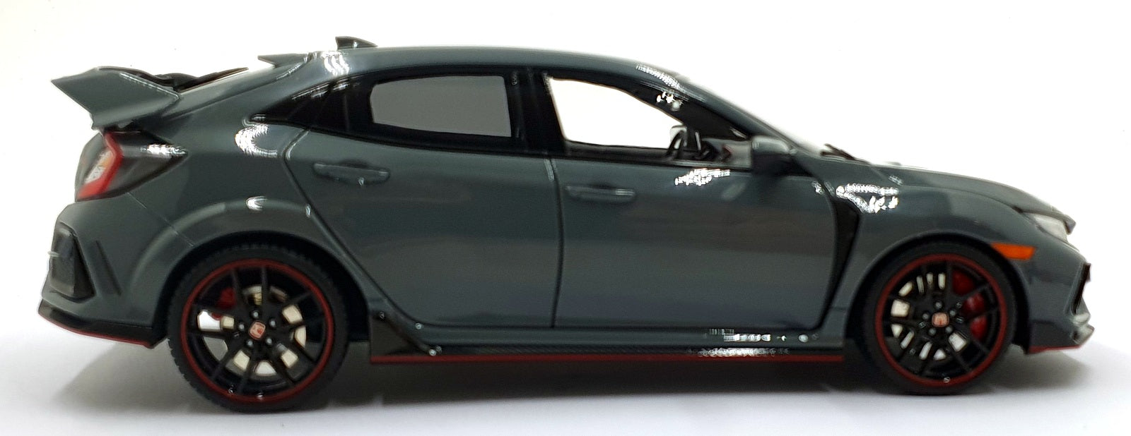 LCD Models 1/18 Scale Diecast LCD18005B-GR - 2020 Honda Civic Type R - Grey