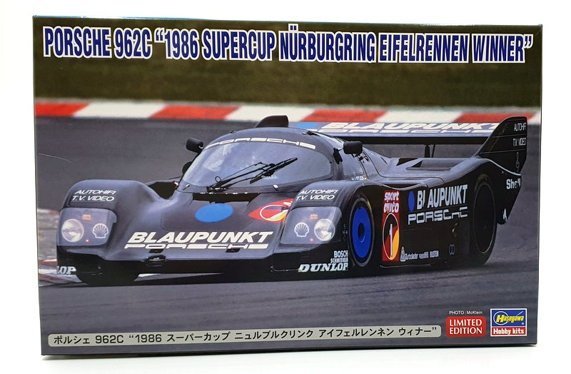Hasegawa Kits 1/24 Scale 20644 - Porsche 962C "1986 Supercar Nurburgring 1st"