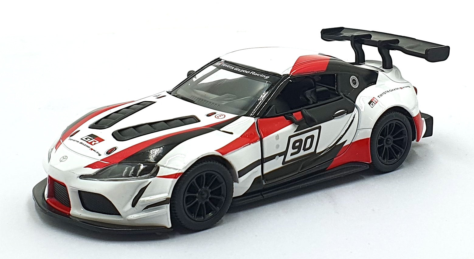 Kinsmart 1/36 Scale Pull Back & Go TY6951 - Toyota GR Supra Racing Concept White