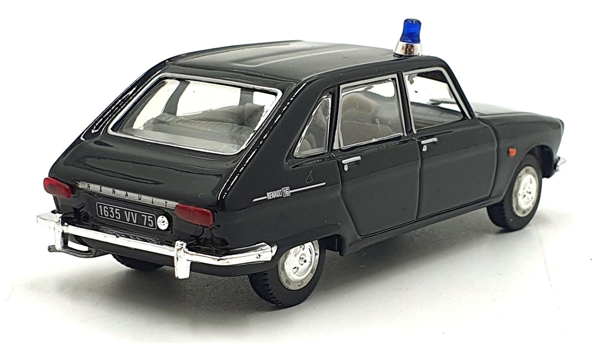 Norev Hachette 1/43 Scale FT4220 - 1968 Renault 16 Police - Police Car
