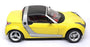 Burago 1/18 Scale Diecast 26725N - Smart - Yellow 