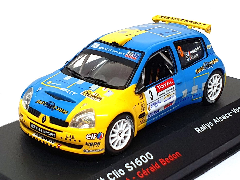 Altaya 1/43 Scale CL2006 - Renault Clio S1600 #3 Rallye Alsace-Vosques 2006