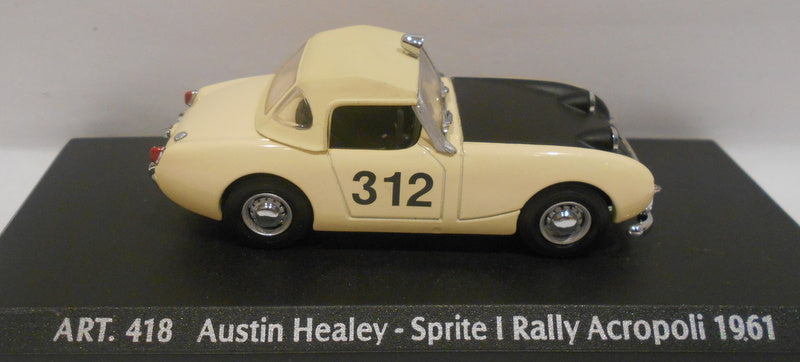 Corgi Detail 1/43 Scale - ART.418 AUSTIN HEALEY-SPRITE I RALLY ACROPOLI 1961