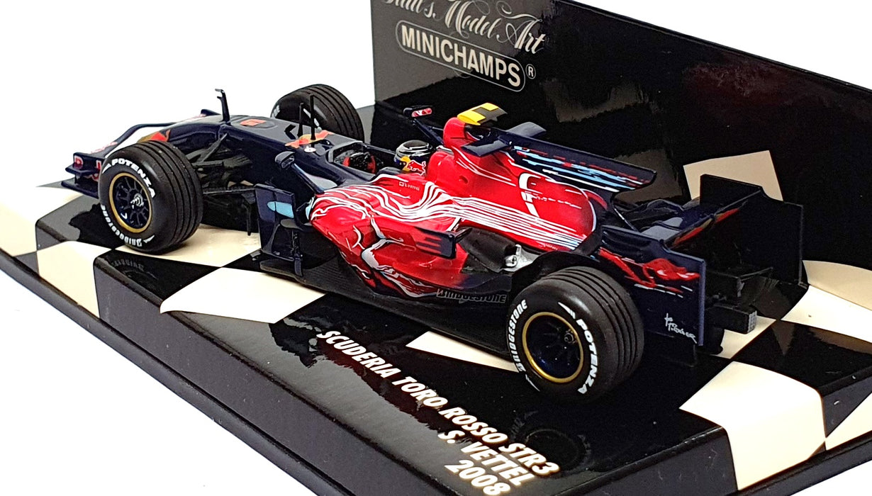 Minichamps 1/43 Scale 400 080015 - F1 Scuderia Toro Rosso STR3 S. Vettel 2008