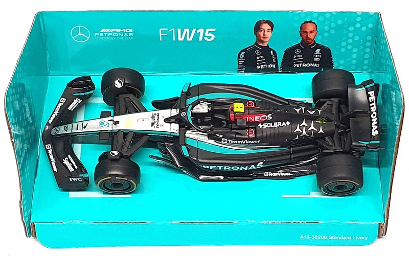 Burago 1/43 Scale 18-38176H - F1 Mercedes AMG F1W15 #44 Hamilton