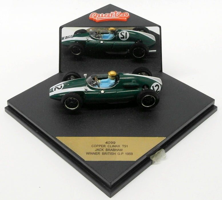 Quartzo 1/43 Model Car Q4099 - Copper Climax T51 British GP 1970 - 1st J.Brabham