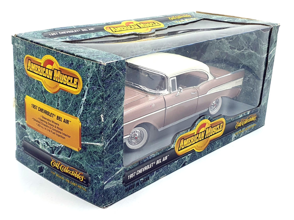 Ertl 1/18 Scale Diecast 7900 - 1957 Chevrolet Bel Air Fuelie - Pink