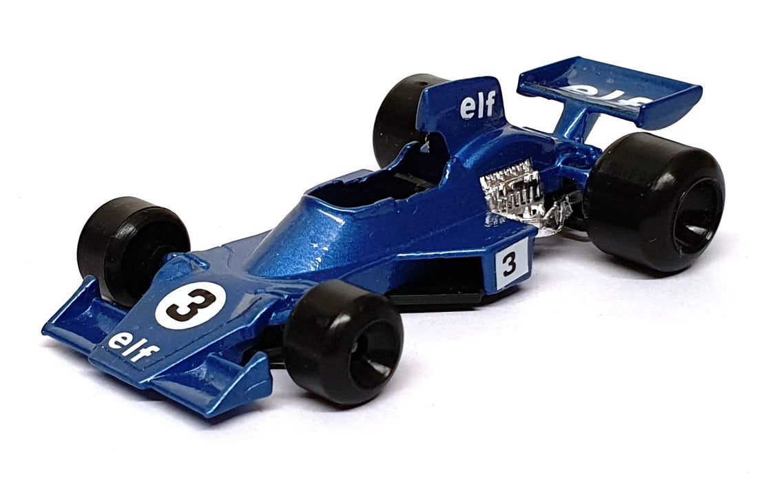 Polistil Appx 8cm Long Diecast RJ.4 - F1 Tyrrell Elf 007 #3 - Blue