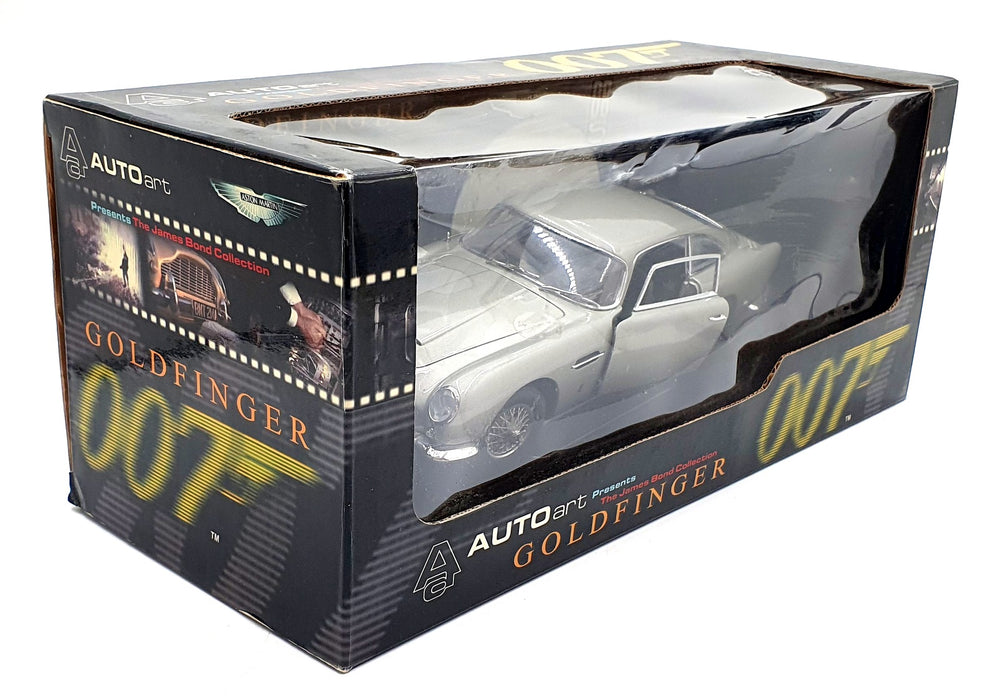 Autoart 1/18 Scale Diecast 70020 Aston Martin DB5 Silver 007 Goldfinger