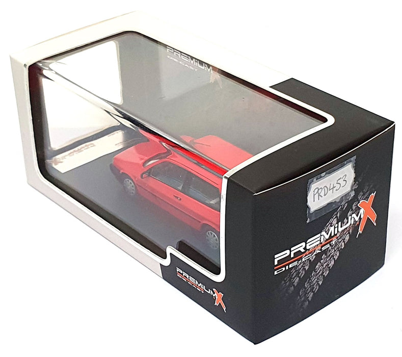 PremiumX 1/43 Scale Diecast PRD453 - 1995 Fiat Tipo 3-Door - Red