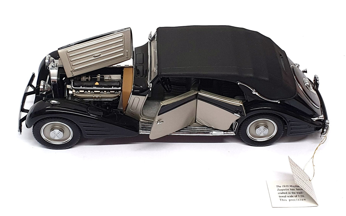 Franklin Mint 1/24 Scale 19626B - 1939 Maybach Zeppelin - Black/Grey