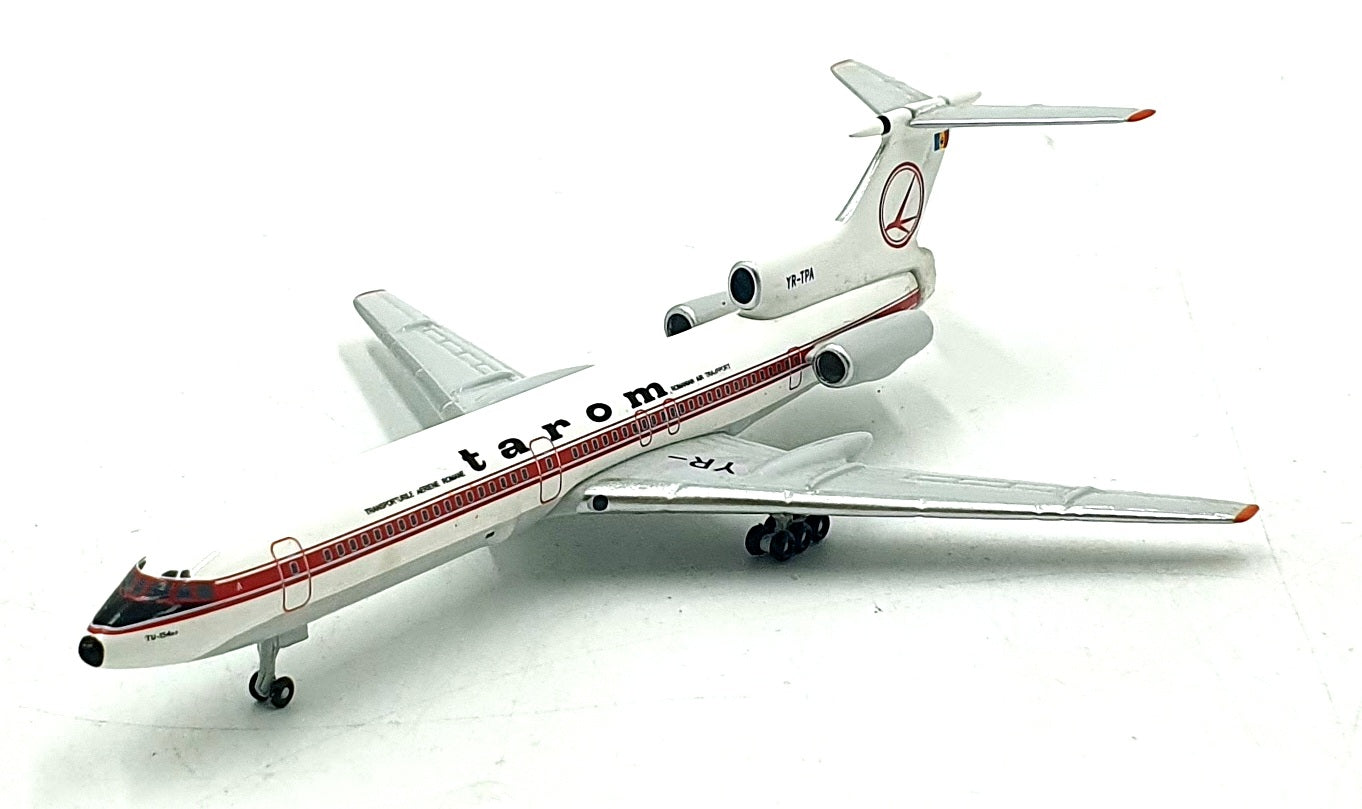Aero Classics 1/400 Scale 090326A - Tarom Aviakor Tupolev Tu 154 Aircraft