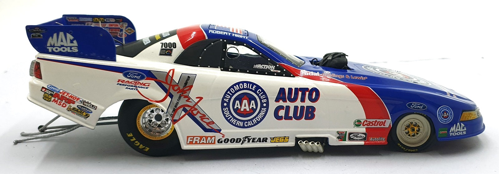 Action 1/24 Scale 110873 - Mustang Funny Car Dragster 2005 - Hight