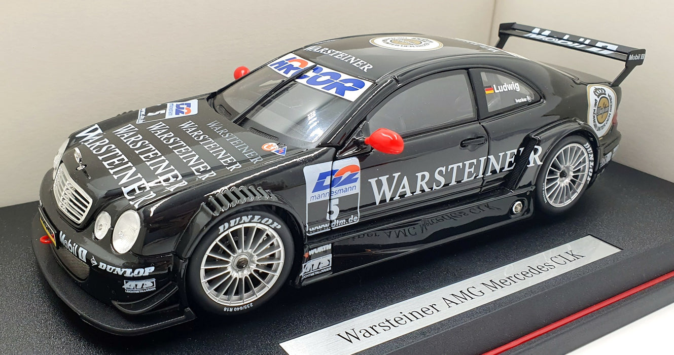 Maisto 1/18 Scale Diecast B6 696 2109 Mercedes-Benz CLK AMG Warsteiner Ludwig #5