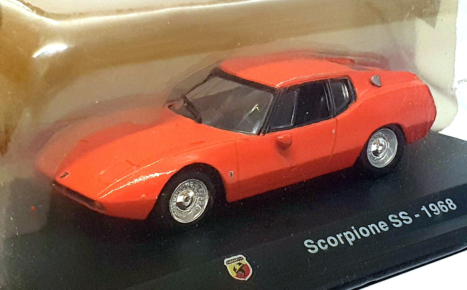 Hachette 1/43 Scale SS4368O - 1968 Fiat Abarth Scorpione SS - Orange