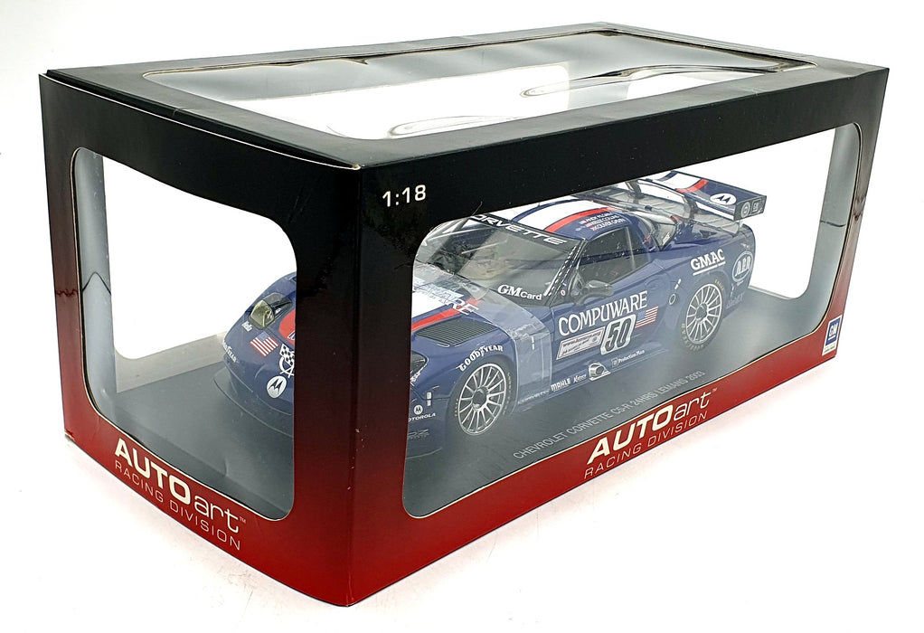 Autoart 1/18 Scale 80306 - Chevrolet Corvette C5-R 2003 Le Mans #50 O.Gavin