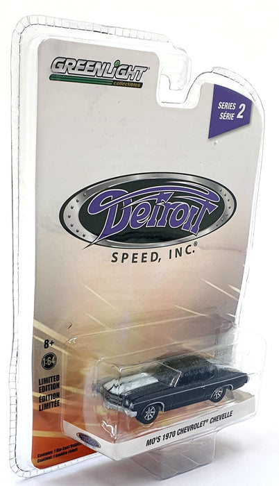 Greenlight 1/64 Scale 39070-D - 1970 Chevrolet Chevelle Mo's - Black Red