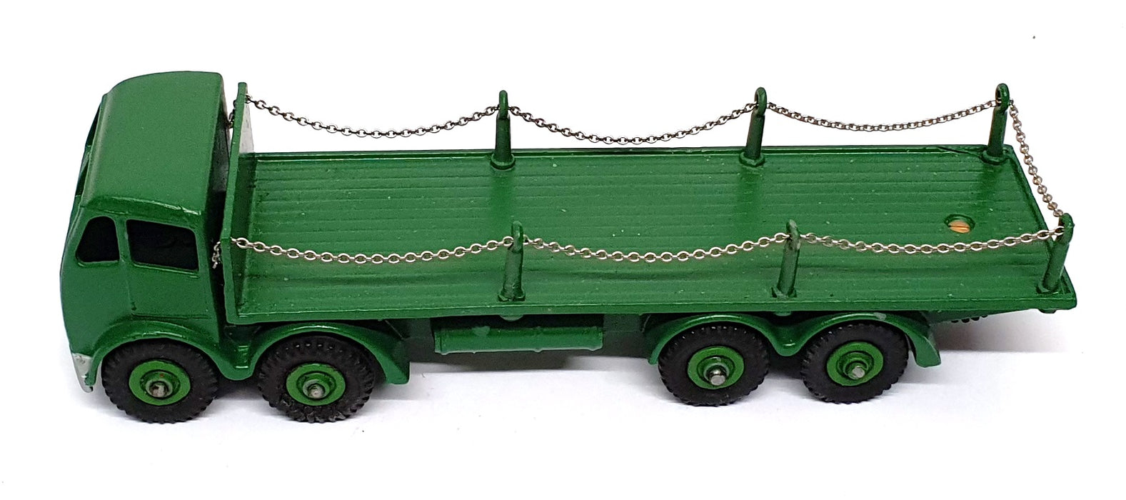 Dinky Toys 505 - Foden Flat Truck With Chains - Green REPAINT