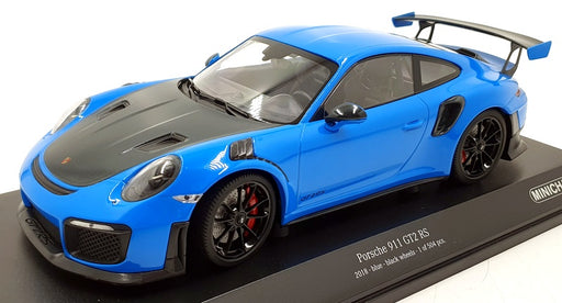 Minichamps 1/18 Scale Diecast 155 068308 - Porsche 911 GT2 RS 2018 - Blue