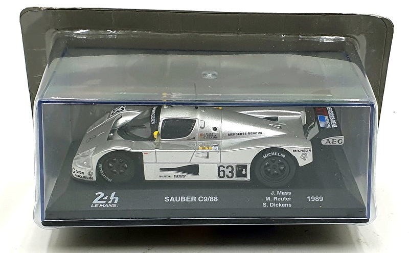 Altaya 1/43 Scale 19325C - Sauber C9/88 #63 24H Le Mans 1989