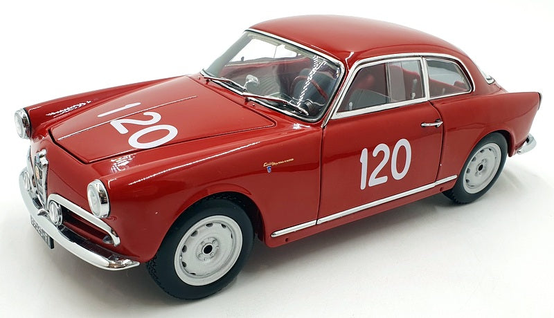 Kyosho 1/18 Scale Diecast 08957A Alfa Romeo Giulietta SV 1956 Mille Miglia #120