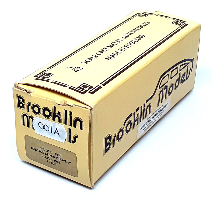 Brooklin Models 1/43 Scale BRK31 001A - 1953 Pontiac Delivery Van TCA 1 Of 600