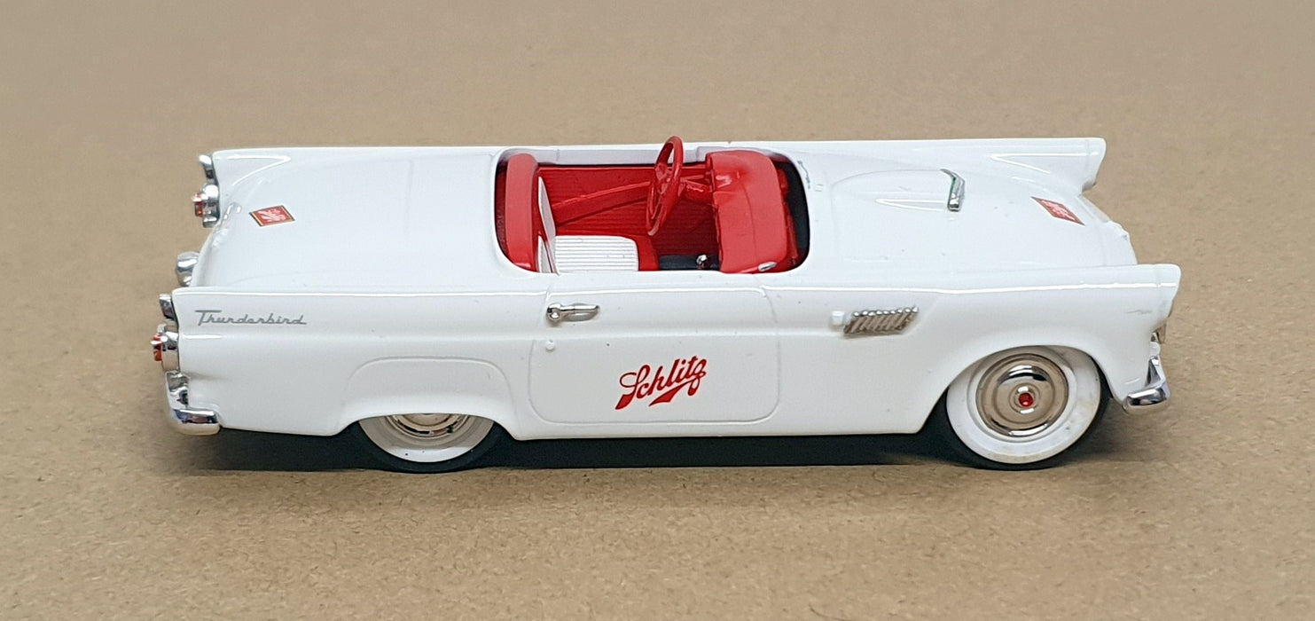 Durham Classics 1/43 Scale DC-33 - 1955 Ford Thunderbird Schlitz - White