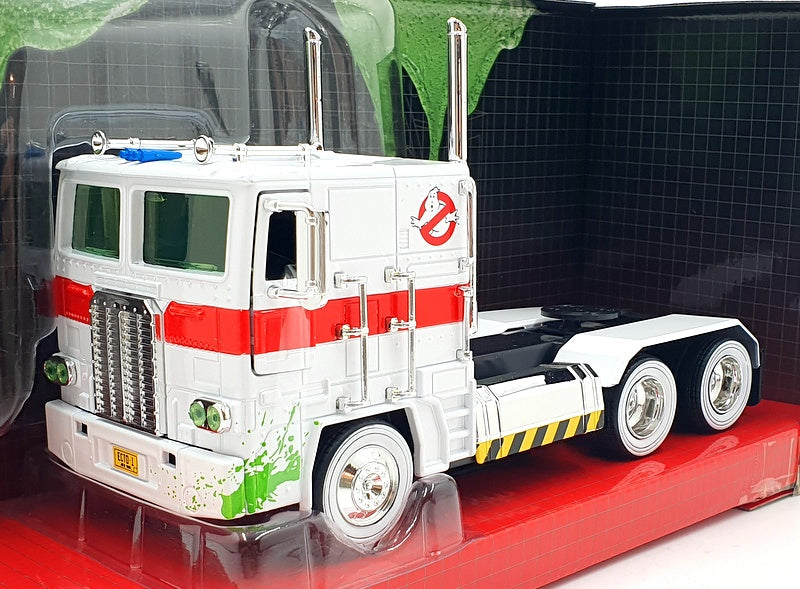 Jada Toys Transformers G1 Optimus Prime Ghostbusters Mashup 1:24 Voiture Métal