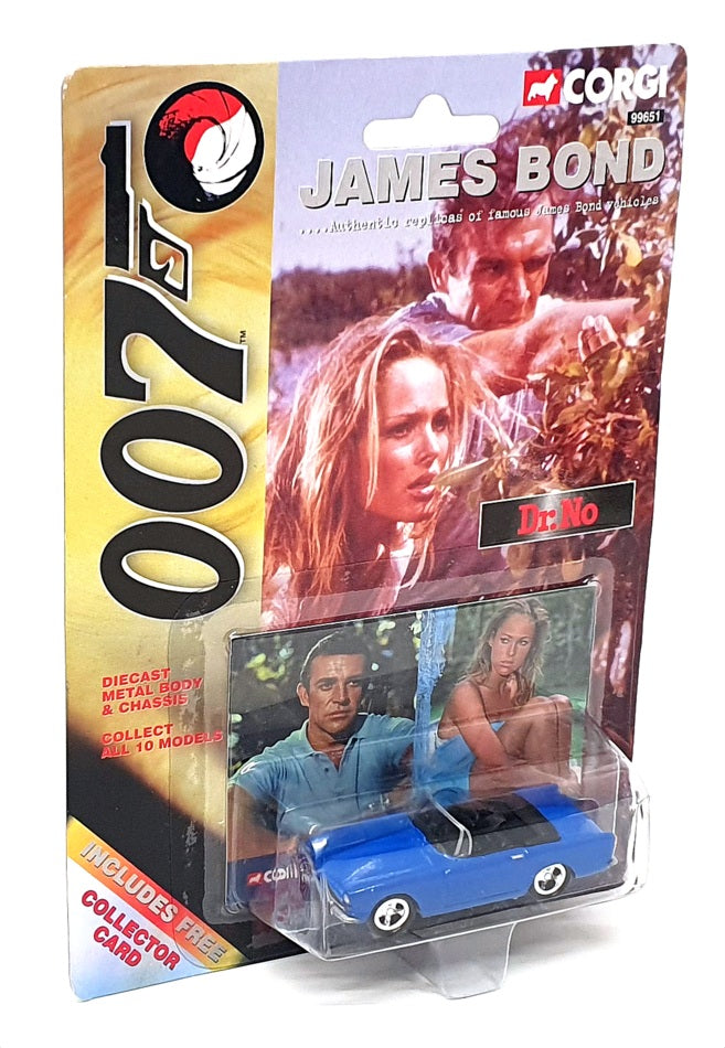 Corgi 1/64 Scale 99651 - Sunbeam Alpine James Bond 007 Dr. No - Blue