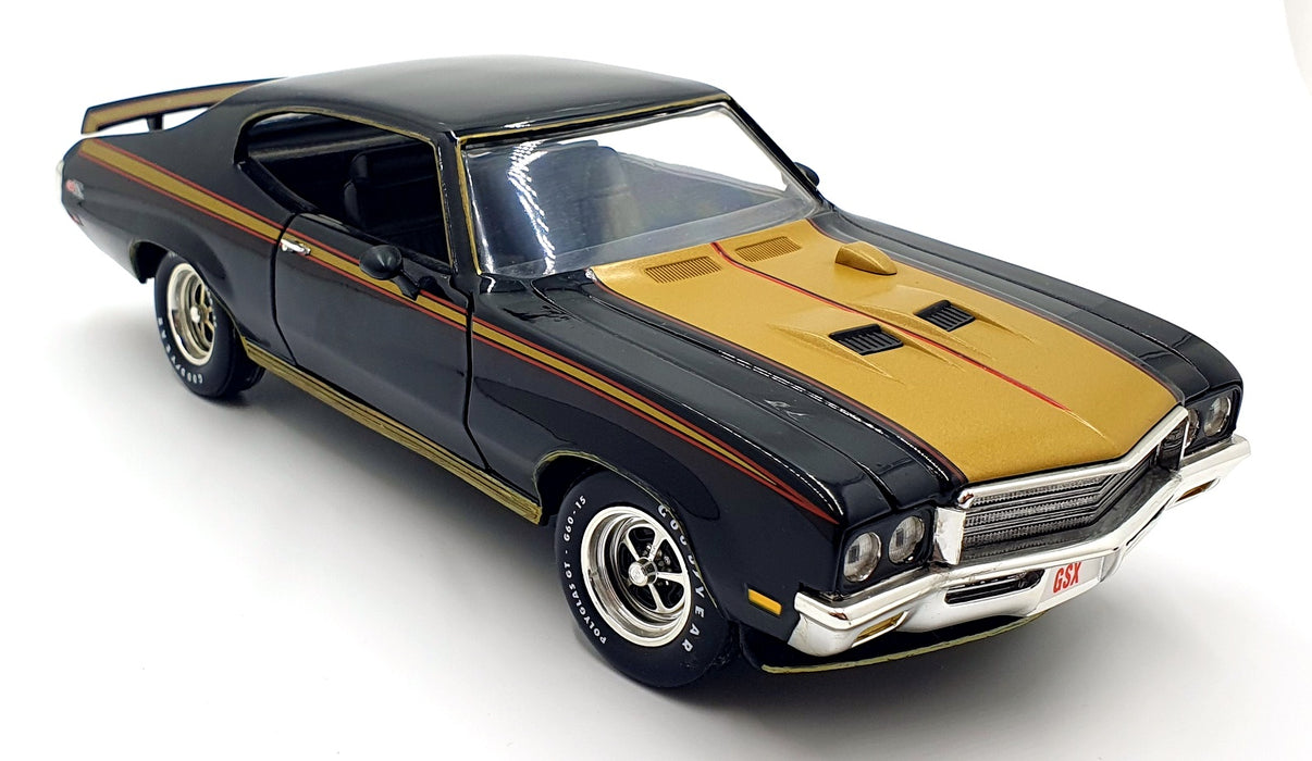 Ertl 1/18 Scale Diecast 15126B - 1971 Buick GSX - Black/Gold