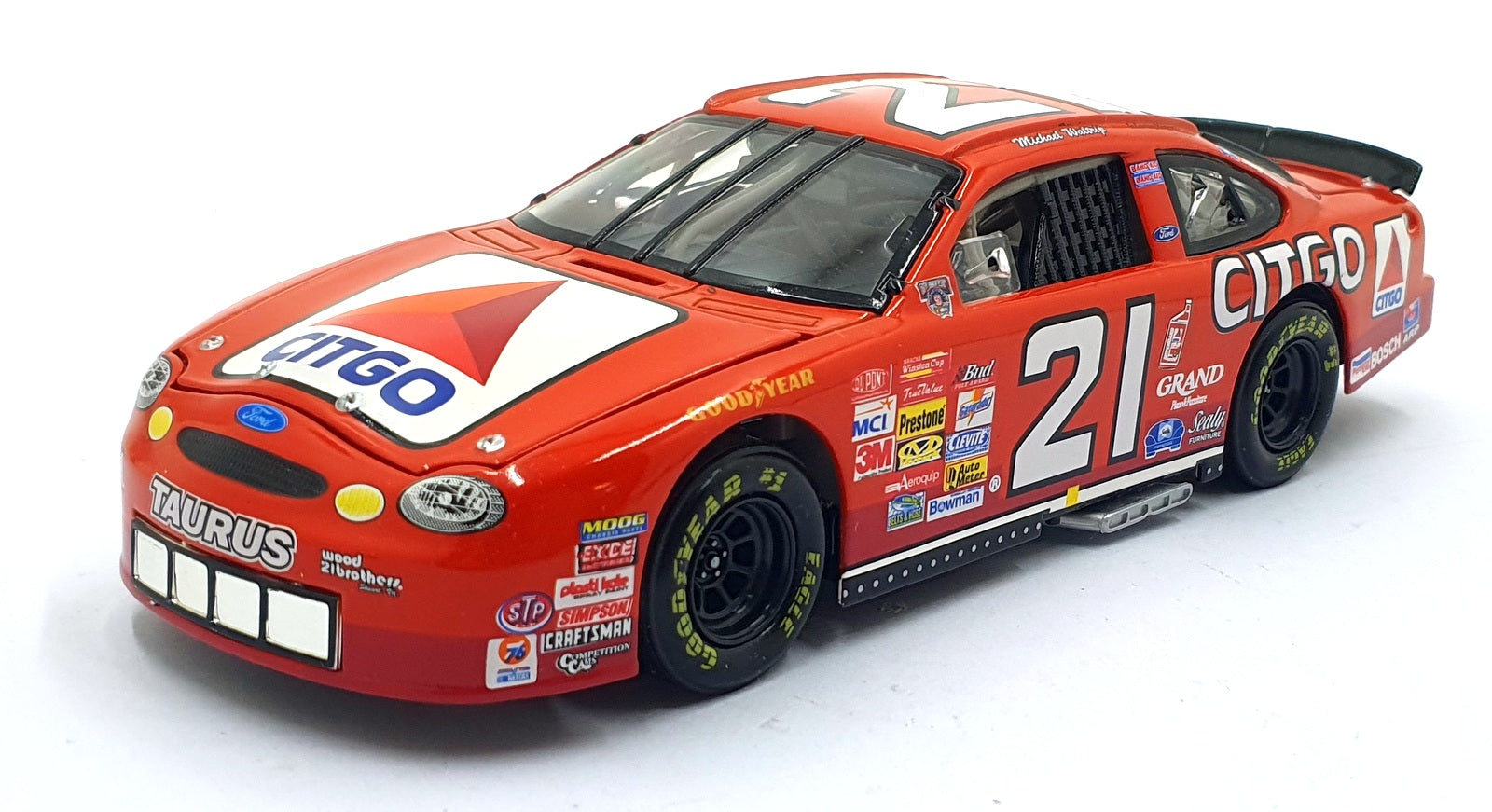 Action 1/24 Scale W249801031 - 1998 Ford Taurus #21 Citgo Nascar - Waltrip