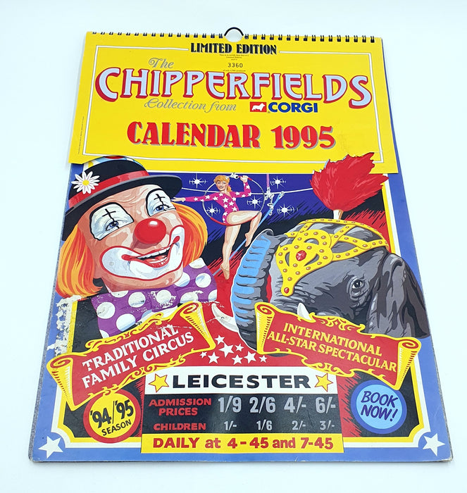 Corgi Chipperfields Collection 1995 Calendar And Fairground Promotional Booklets