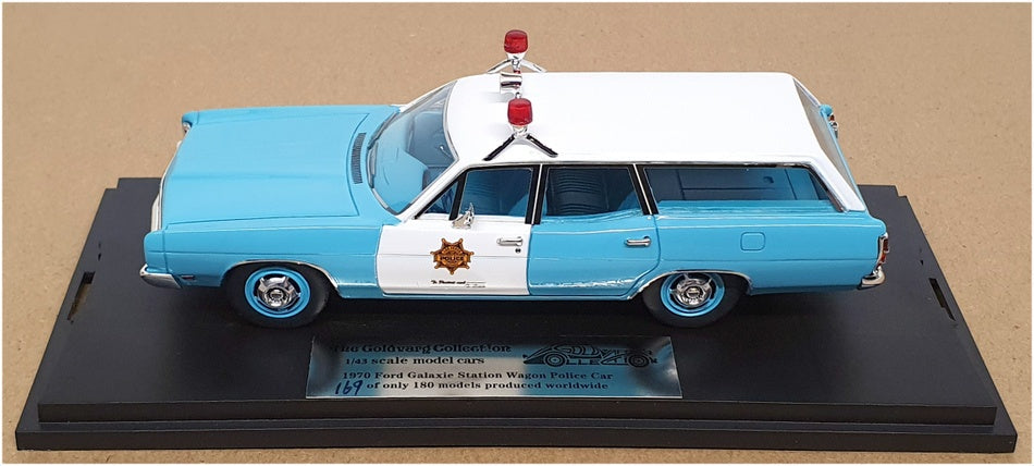 Goldvarg 1/43 Scale GC-055C - 1970 Ford Galaxie Station Wagon Police