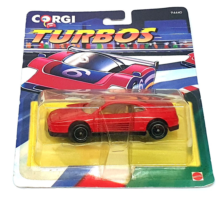 Corgi Turbos Appx 9.5cm Long Diecast 94440 - Ferrari 348 - Red
