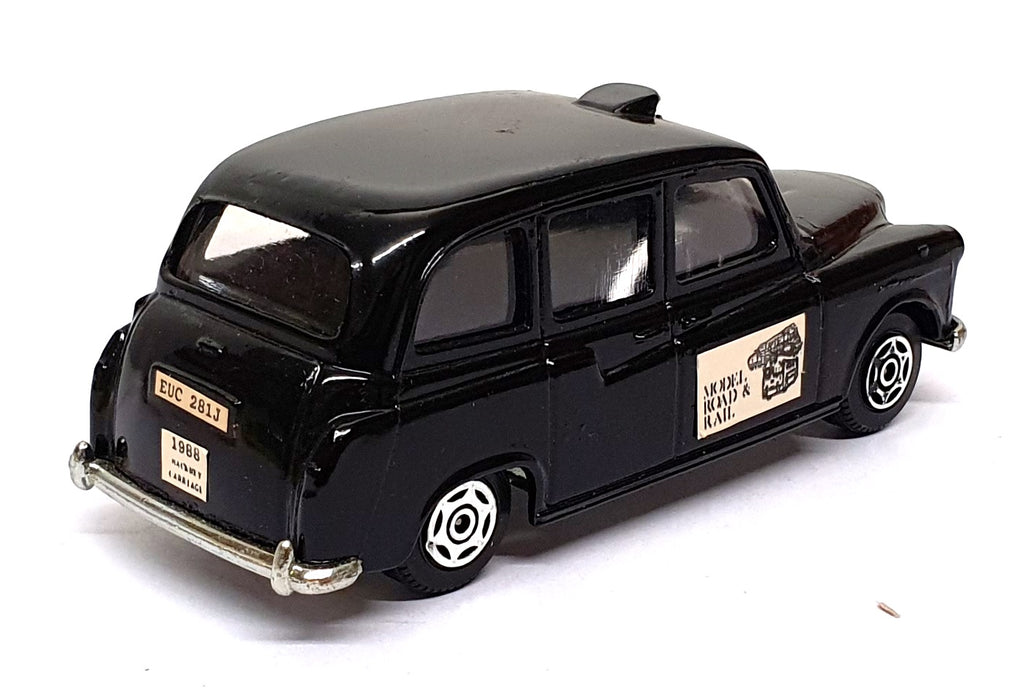 Seerol Appx 10cm Long Diecast LTC01 - Austin FX4 London Taxi Cab - Black