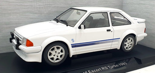 Model Car Group 1/18 Scale Diecast MCG18419 - 1985 Ford Escort RS Turbo - White