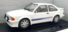 Model Car Group 1/18 Scale Diecast MCG18419 - 1985 Ford Escort RS Turbo - White