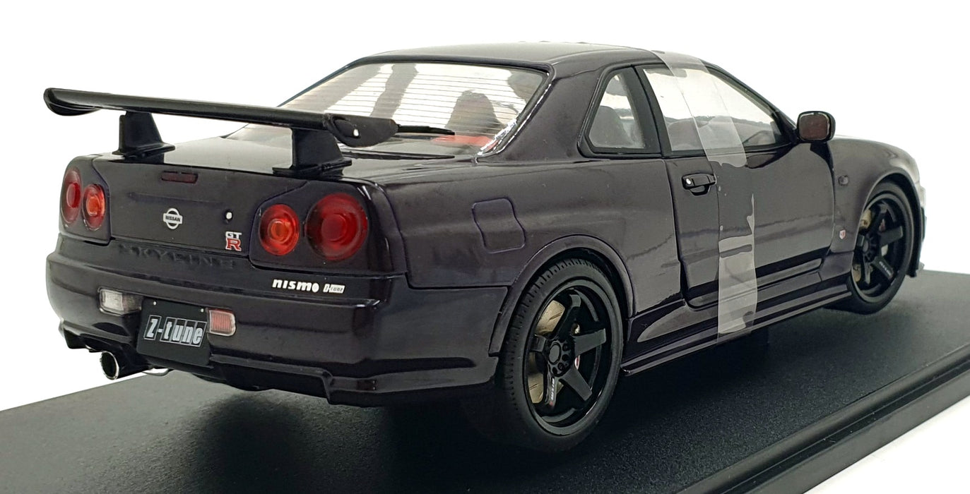 Solido 1/18 Scale S1804311 1999 Nissan Skyline GT-R (R34) Ztune Midnight Purple