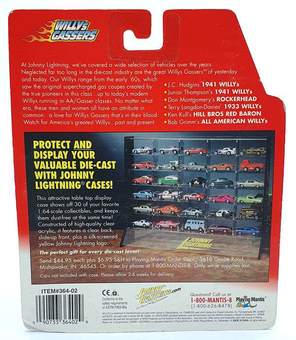 Johnny Lightning 1/64 Scale 364-02 - Willy's Gassers 1941 Willy's Jr. Thompson