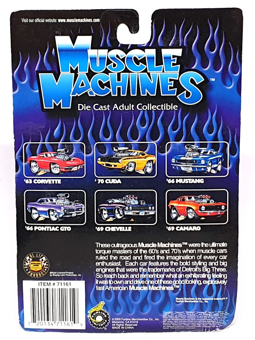 Muscle Machines 1/64 Scale 71161 00-9 - 1969 Chevrolet Chevelle - Purple